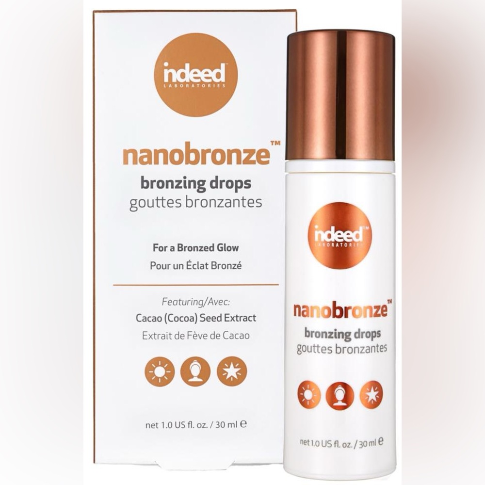Nanobronze Bronzing Drops - White and Bronze